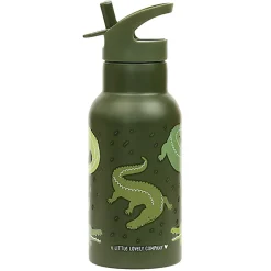 Stainless steel drink bottle: Crocodiles