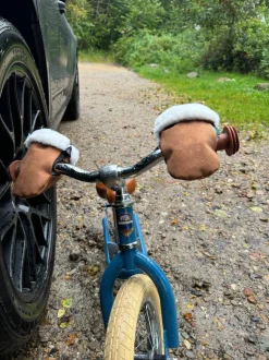 Østerbro handsken Mini - brown faux suede