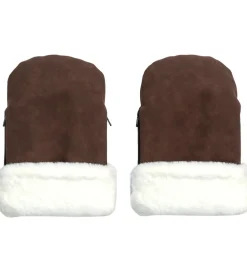 Østerbrohandsken - Chocolate Brown Faux Suede