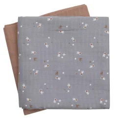 Stofble 2-pak, 75x75 cm - Stars