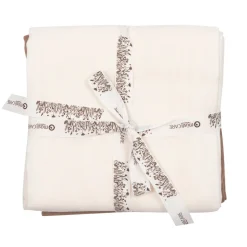 Stofble 2-pak, 75x75 cm - Balsam cream