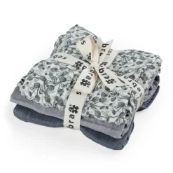 Stofbleer, 3 stk., blue olive, forest lake blue