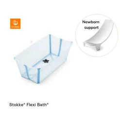 Stokke flexibath inkl. newborn support - Ocean blue