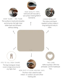 Stole underlag - rose