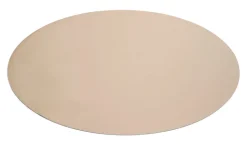 Stoleunderlag i genanvendt PU-læder - warm grey