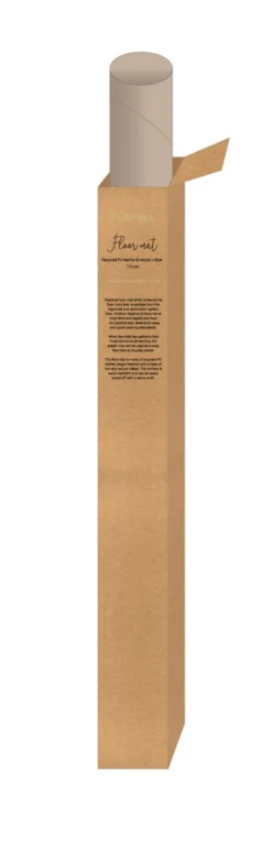 Stoleunderlag i genanvendt PU-læder - warm grey