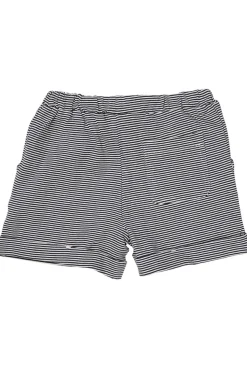 Stribet shorts - NAVY