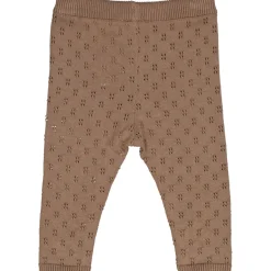 Strikkede bukser - Walnut