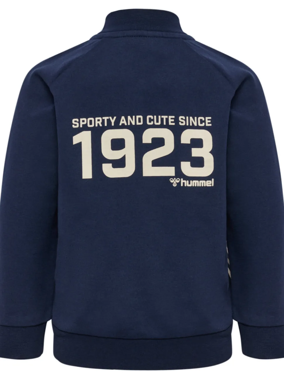 Stripy zip jakke - black iris