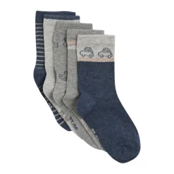 Strømpe m. mønster (5-pak) - Blue Nights