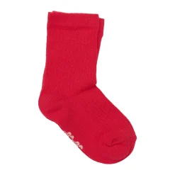 Strømpe m. mønster (5-pak) - Chinese Red