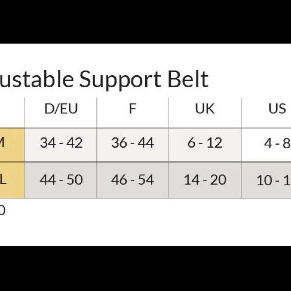 Støttebælte Til Maven - Hvid