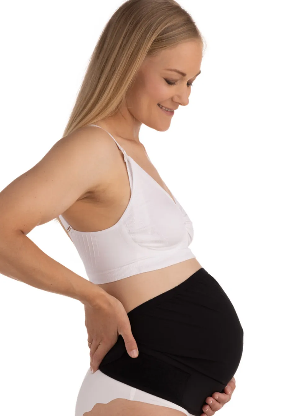 Støttebælte Til Maven - Sort
