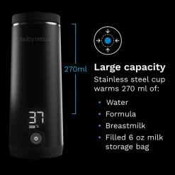 Superfast Portable Bottle Warmer Black