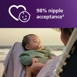 Sut Ultra air, Nat, 6-18 m, lyserød/lysegrøn