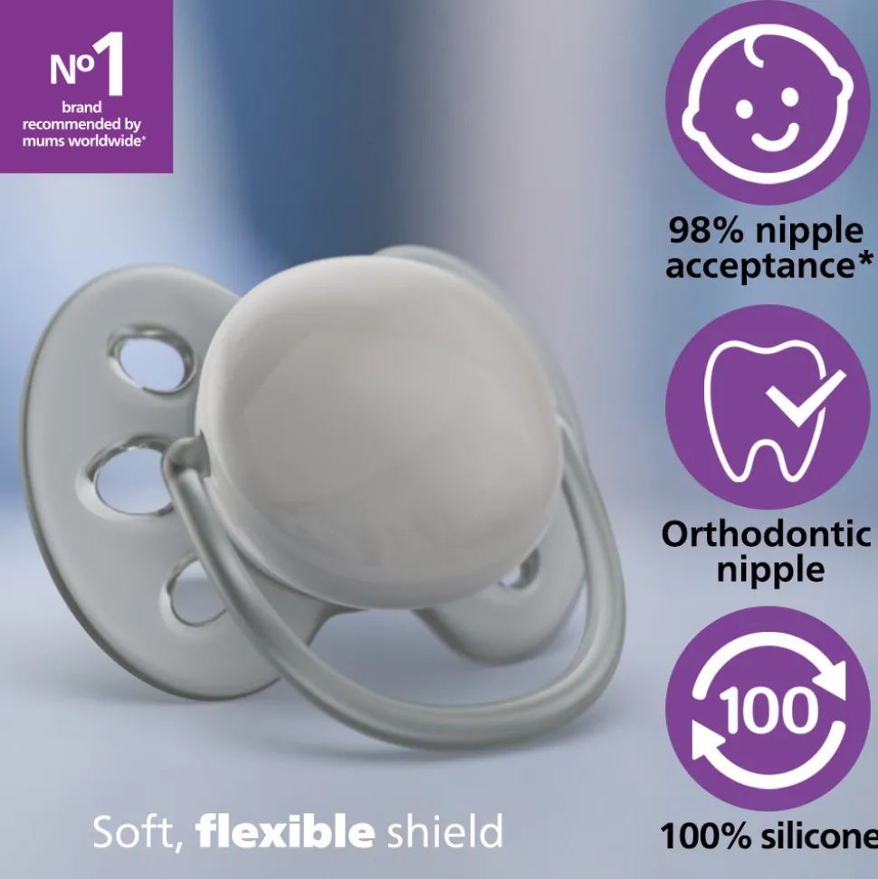 Sut Ultra soft, 6-18 m, grå/grøn