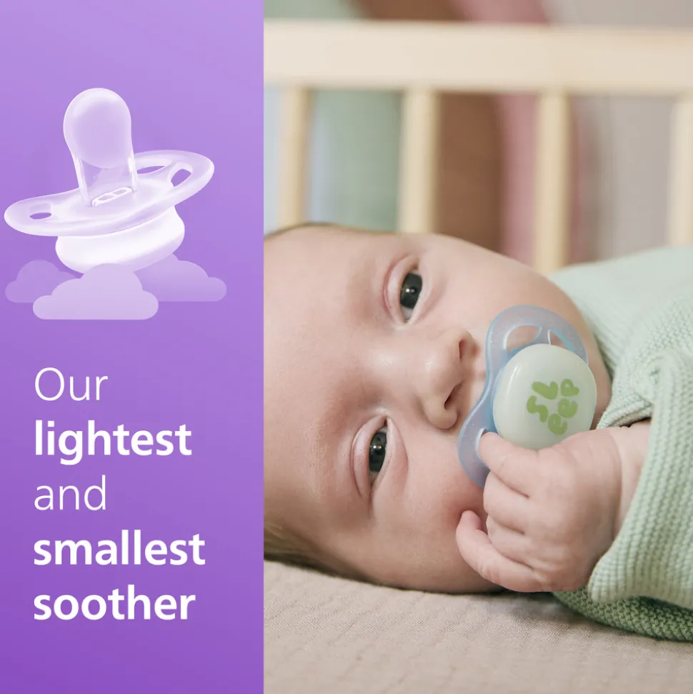 Sut Ultra start, 0-2 m, Nat, lyserød/lysegul