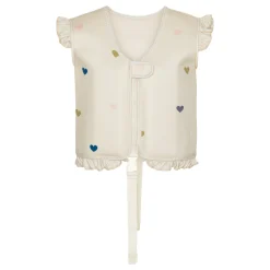 Svømmevest - Neopren - Frill - Milk - Hearts - MILK