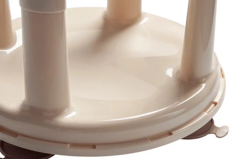 Swivel badestol Beige/lavender