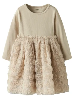 Sykia Tyl Kjole - Cement