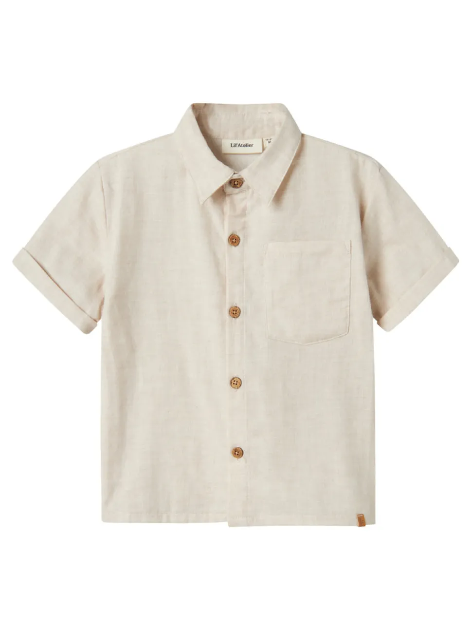 Tarou kortærmet løs skjorte - BLEACHED