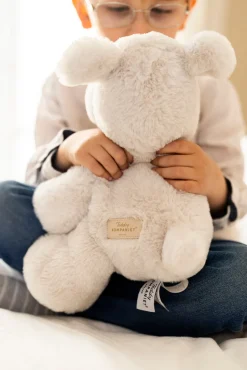 Teddy Mocca stor, hund grå, 34 cm