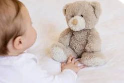 Teddybamse Mocca lille, beige, 25 cm