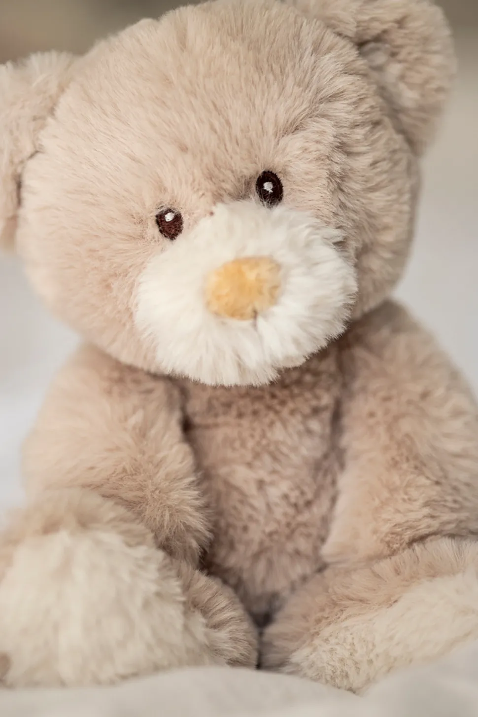 Teddybamse Mocca stor, beige, 34 cm