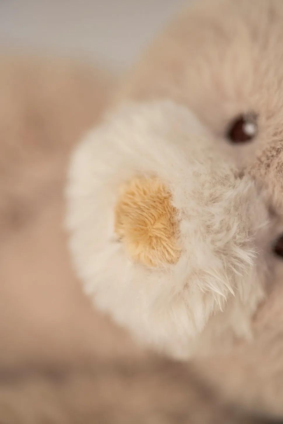 Teddybamse Mocca stor, beige, 34 cm