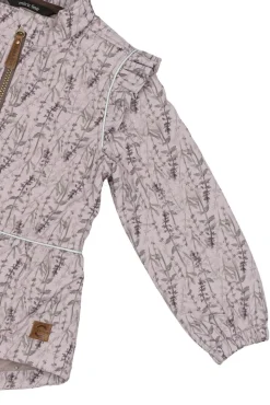 Termosæt med flæse - Cloud gray