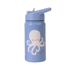 Thermoflaske m. Sugerør - Blue