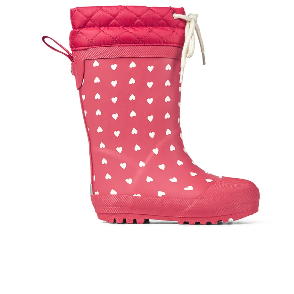 Thermogummistøvle - Red hearts