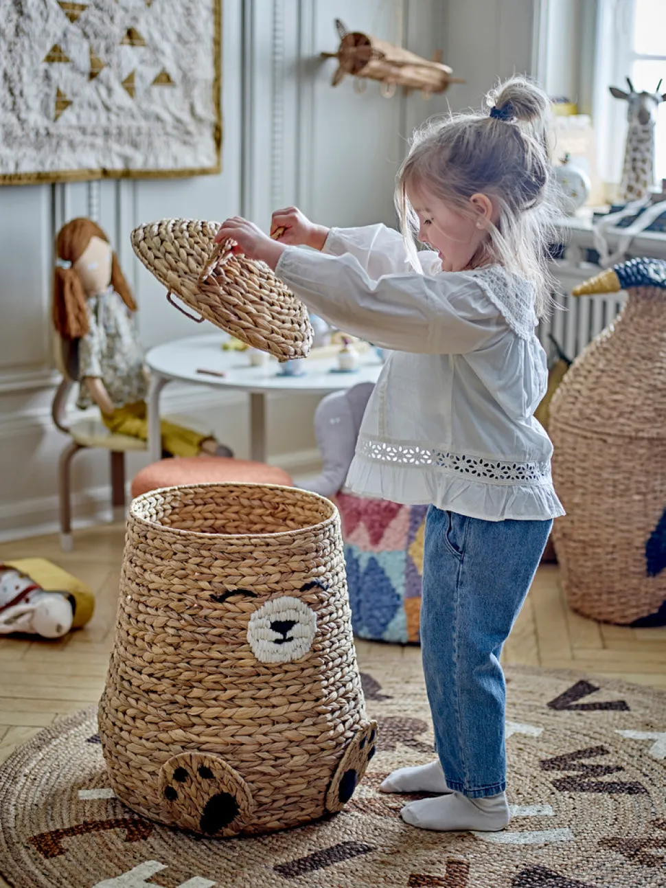 Timone Kurv m/låg, Natur, Vandhyacint