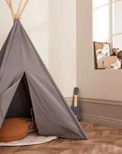 Tipi-telt, Grå – 110x160 cm
