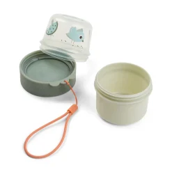 To go 2-way snackbøtte S Birdee - Grøn