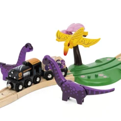 Togbanesæt med dinosaurer - FSC®