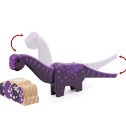 Togbanesæt med dinosaurer - FSC®