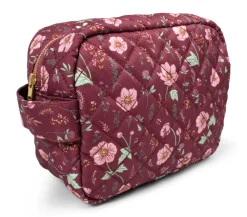 Toilettaske i genanvendt RPET - fall flowers