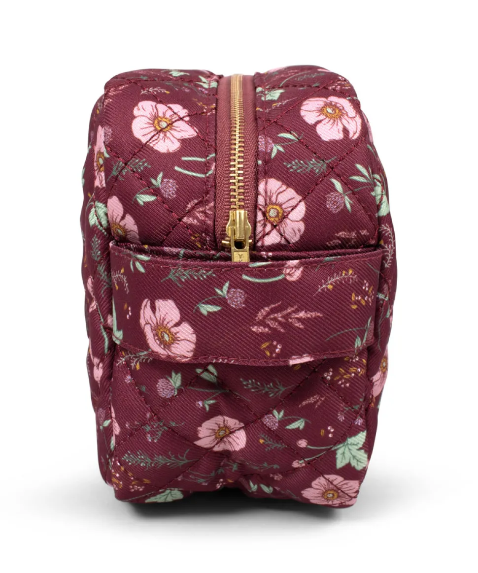 Toilettaske i genanvendt RPET - fall flowers