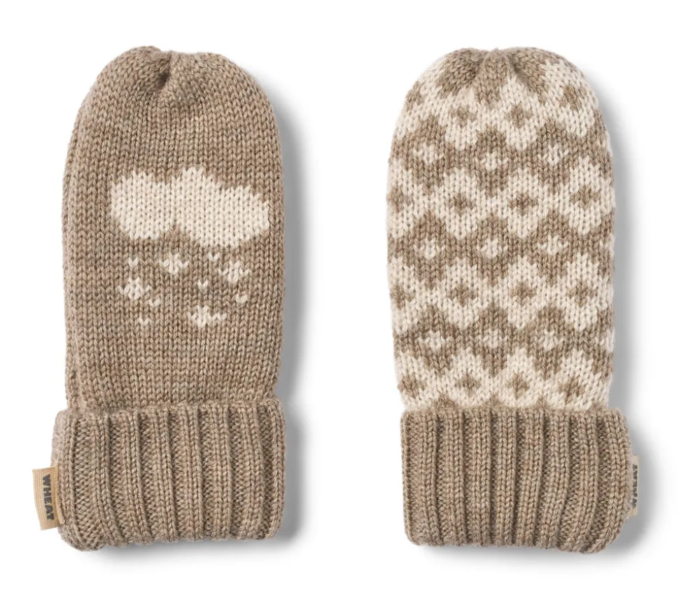 Towsi Jacquard Luffer - Grey camel melange