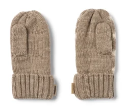 Towsi Jacquard Luffer - Grey camel melange