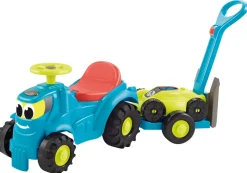 Traktor gåbil m/trailer + græsslåmaskine