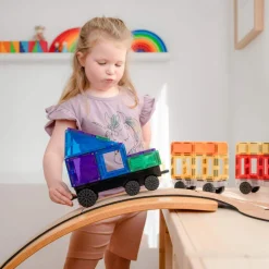 Transport Pack - magnetsæt 50 dele - rainbow