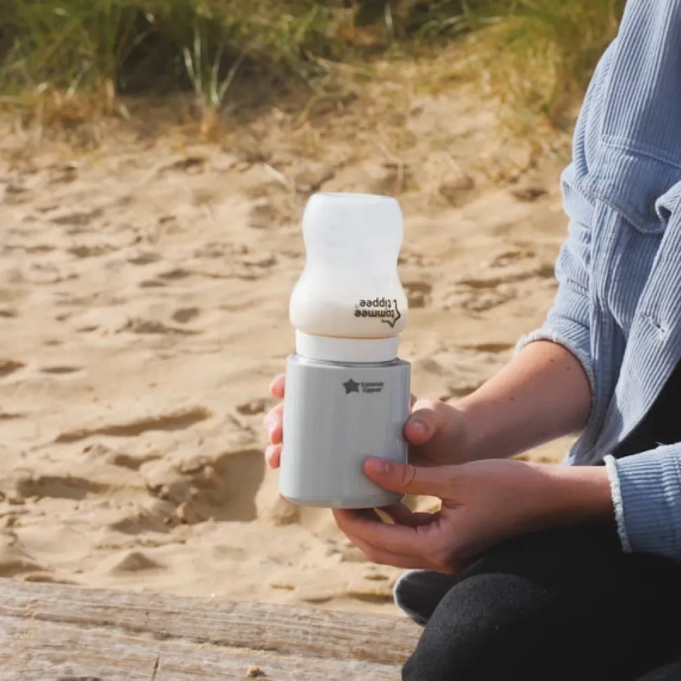 Transportabel flaskevarmer