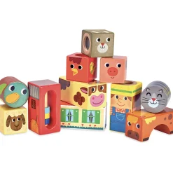 Træklodser med lyd - Bondegårdsdyr