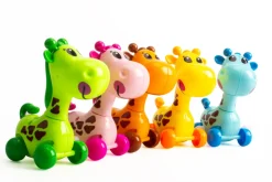 Træk-op giraf, assorteret