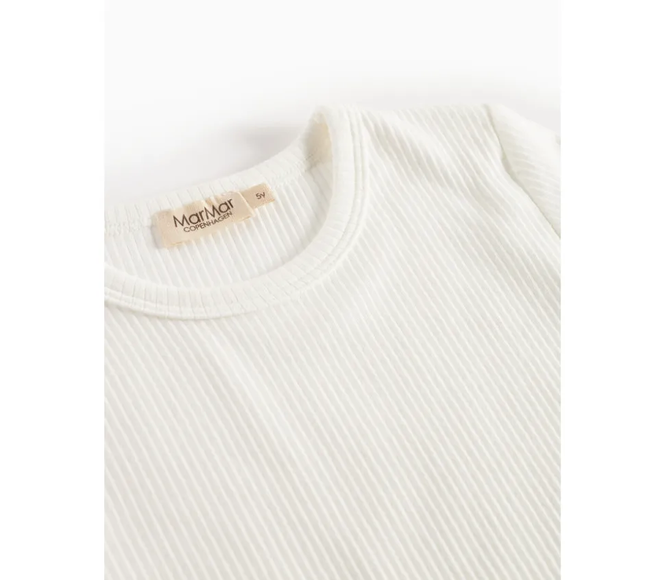 T-shirt, langærmet - Gentle white