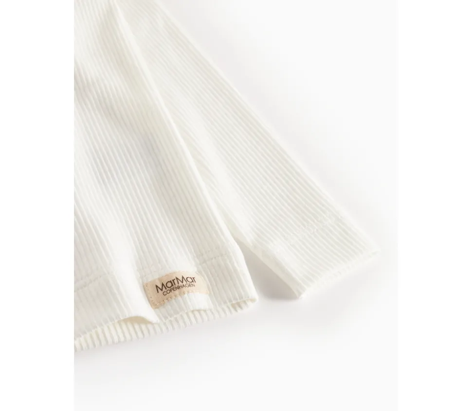 T-shirt, langærmet - Gentle white