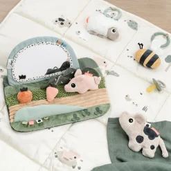 Tummy time sensorisk spejl Tiny farm Farvemix