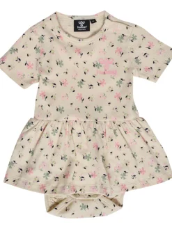 Tyra body kjole kortærmet - WHITECAP GRAY